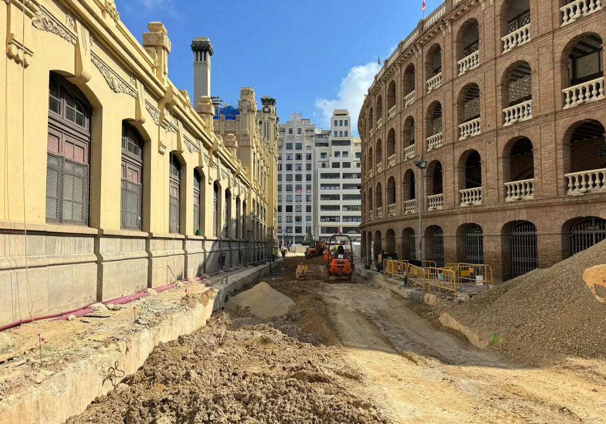 FGV abrirá un paso peatonal después del verano entre la estación de Xàtiva y la calle Castellón 