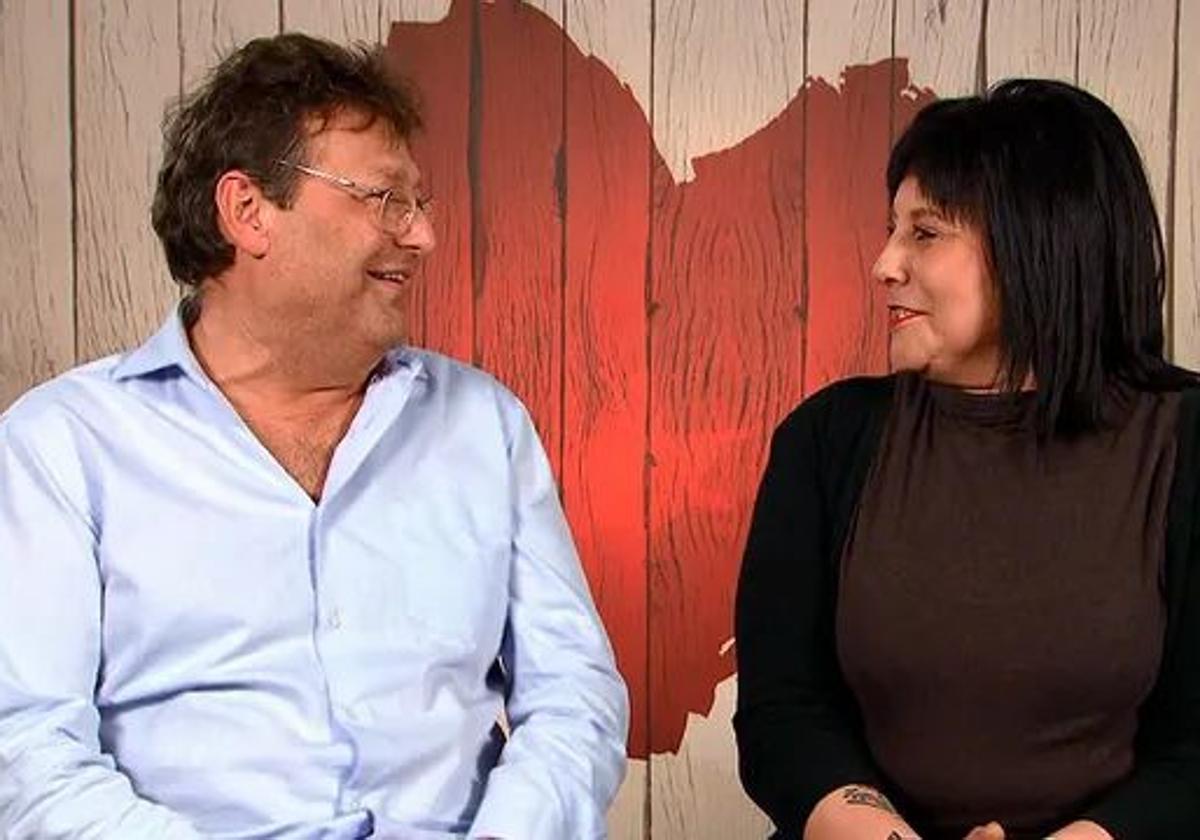 Cristina y Enrique durante su cita en 'First Dates'.