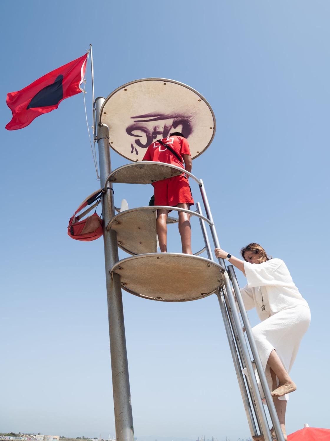 Catalá en la apertura de la playa del Saler