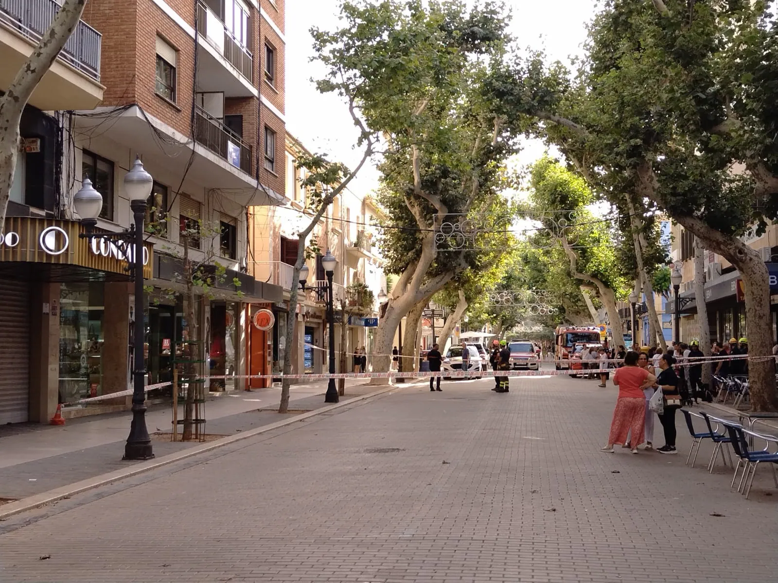 Los vecinos del edificio desalojado en Dénia podrían volver en 48 horas a sus casas 