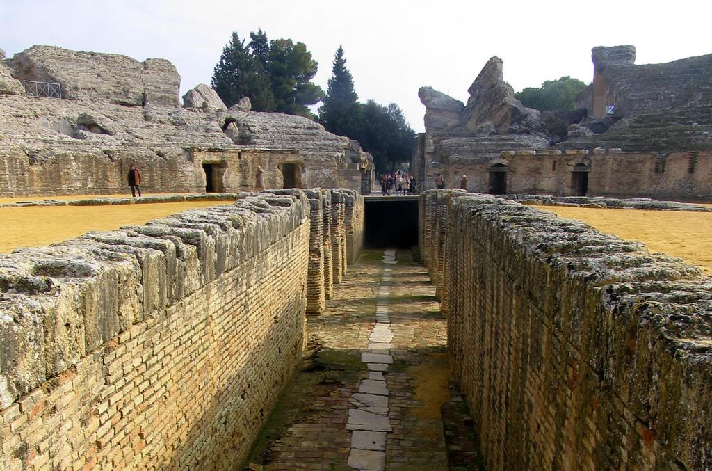 Restos arqueologicos de Itálica, en una imagen de archivo.