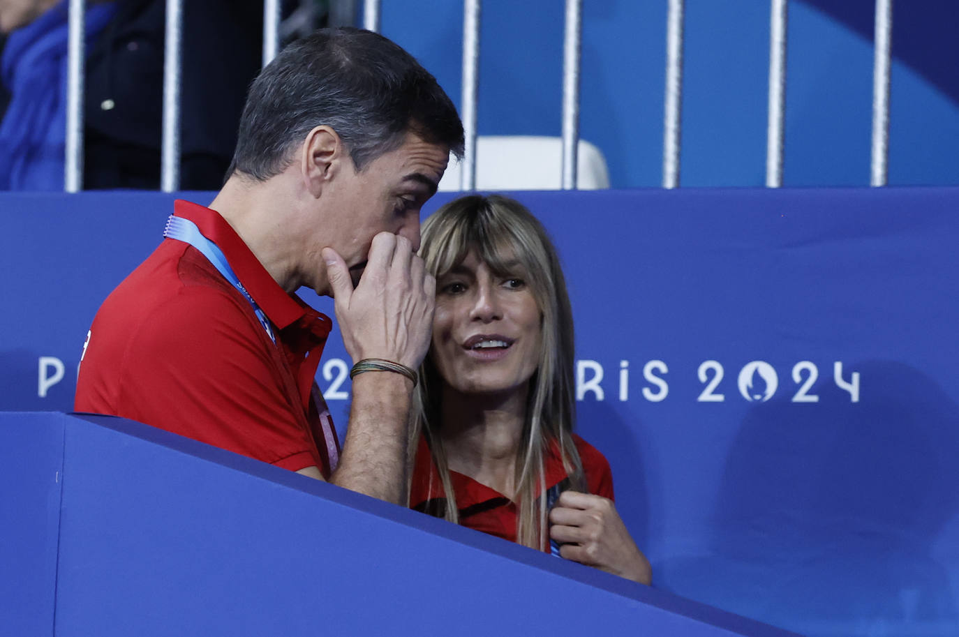 Pedro Sánchez y Begoña Gómez, en París para apoyar al combinado nacional