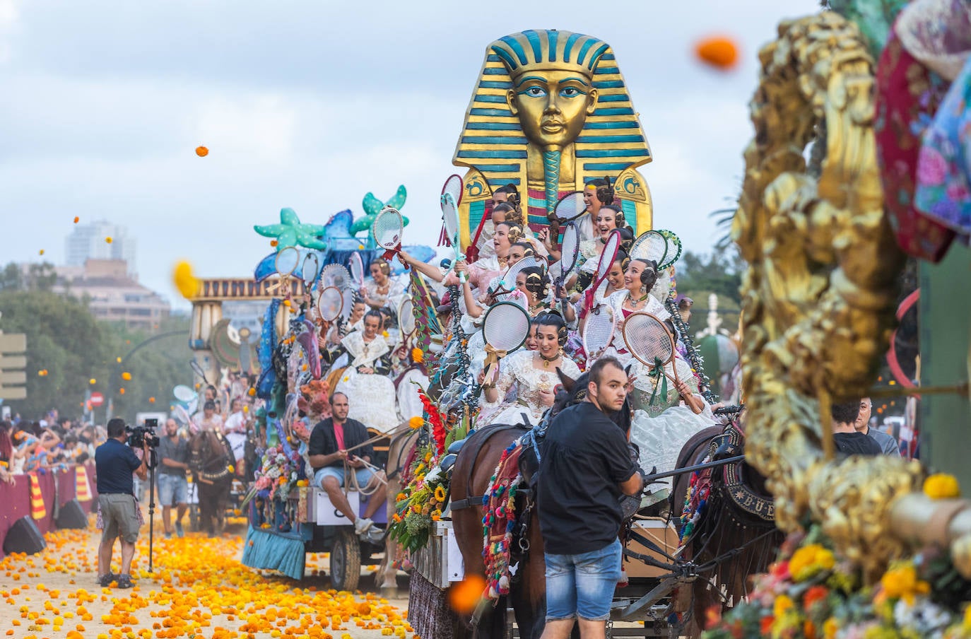 Las mejores imágenes de la Batalla de Flores 2024