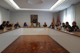 Junta Local de Seguridad celebrada este lunes en Xàtiva.