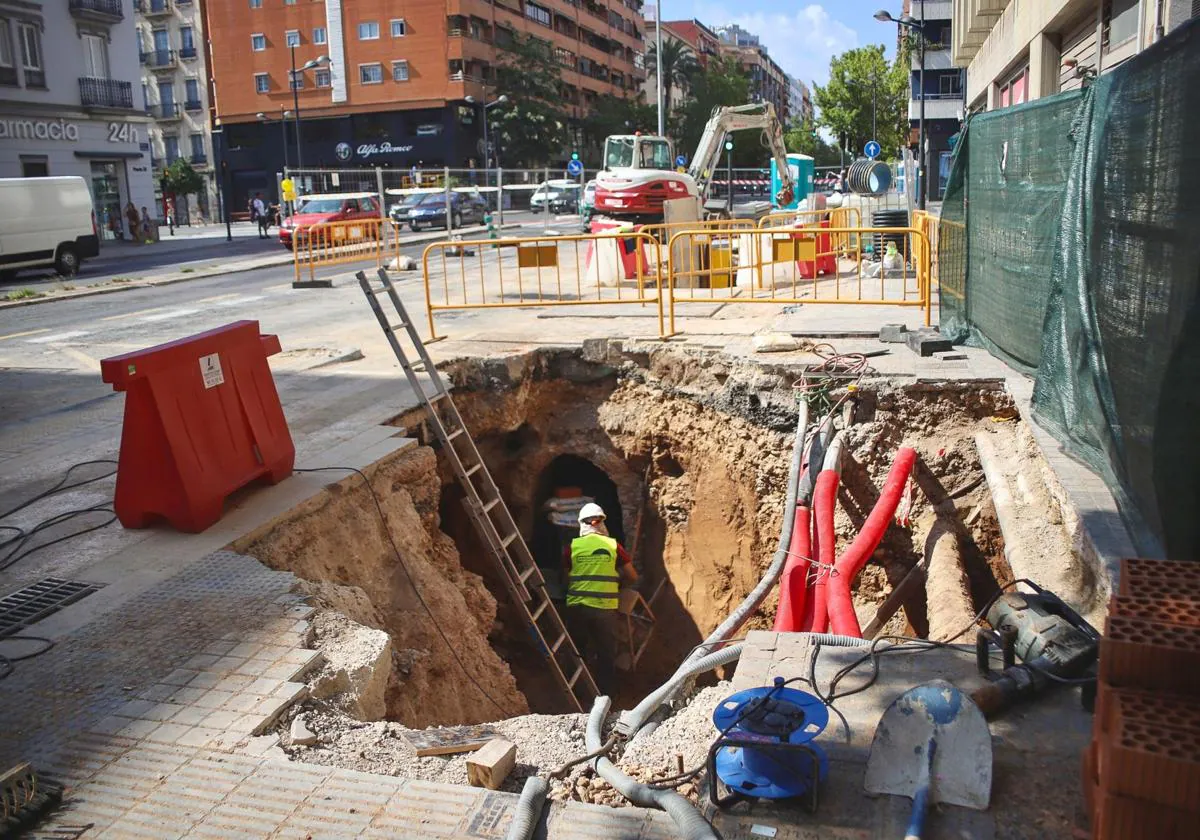 Las calles de Valencia donde hay obras este lunes 