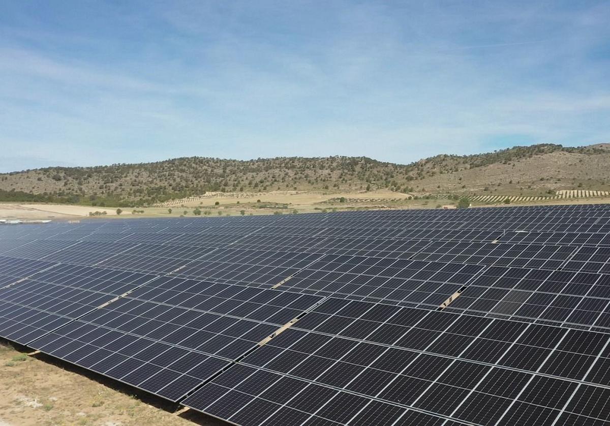 Una planta fotovoltaica de Iberdrola.