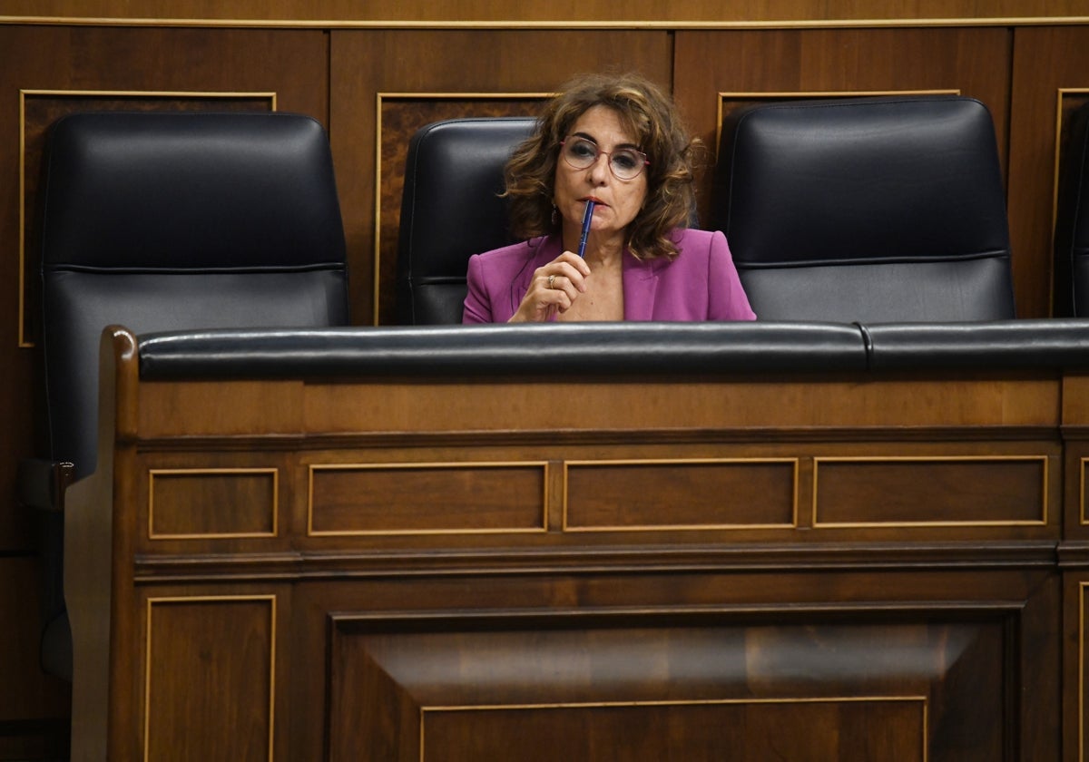 La vicepresidenta y ministra de Hacienda María Jesús Montero.