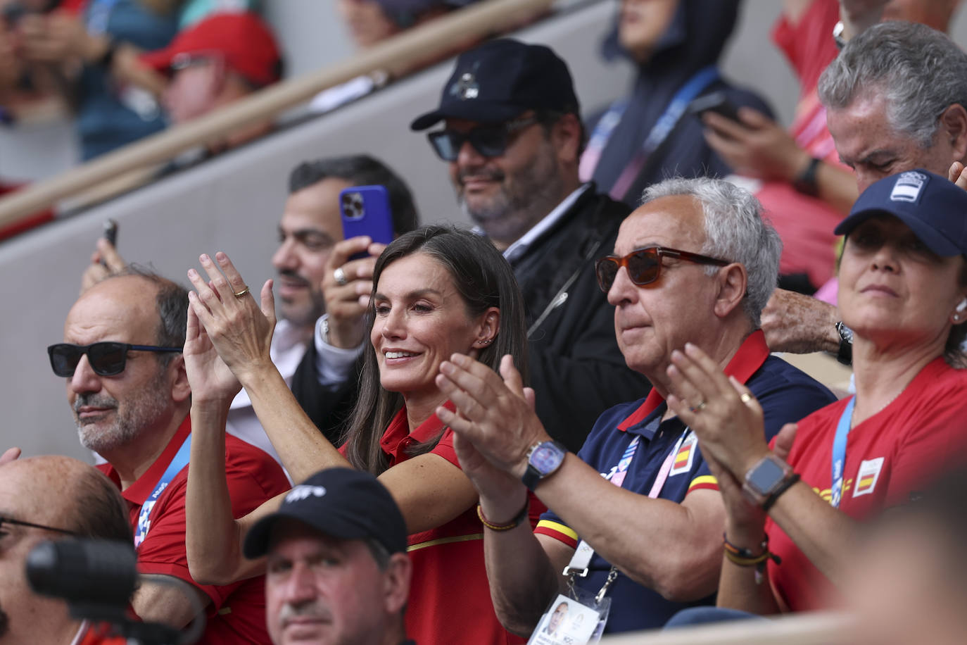 Letizia, la mayor fan de Carlos Alcaraz en París