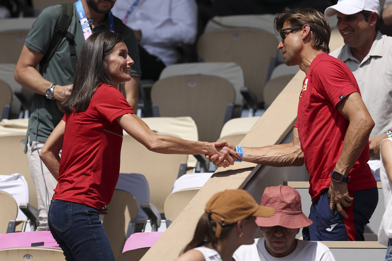 Letizia, la mayor fan de Carlos Alcaraz en París