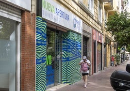 Apertura de un nuevo comercio en Valencia.