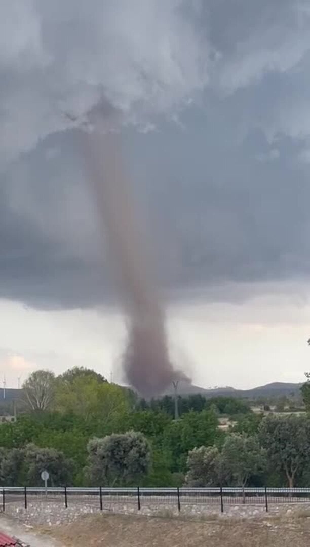Un tornado en El Toro (Castellón)