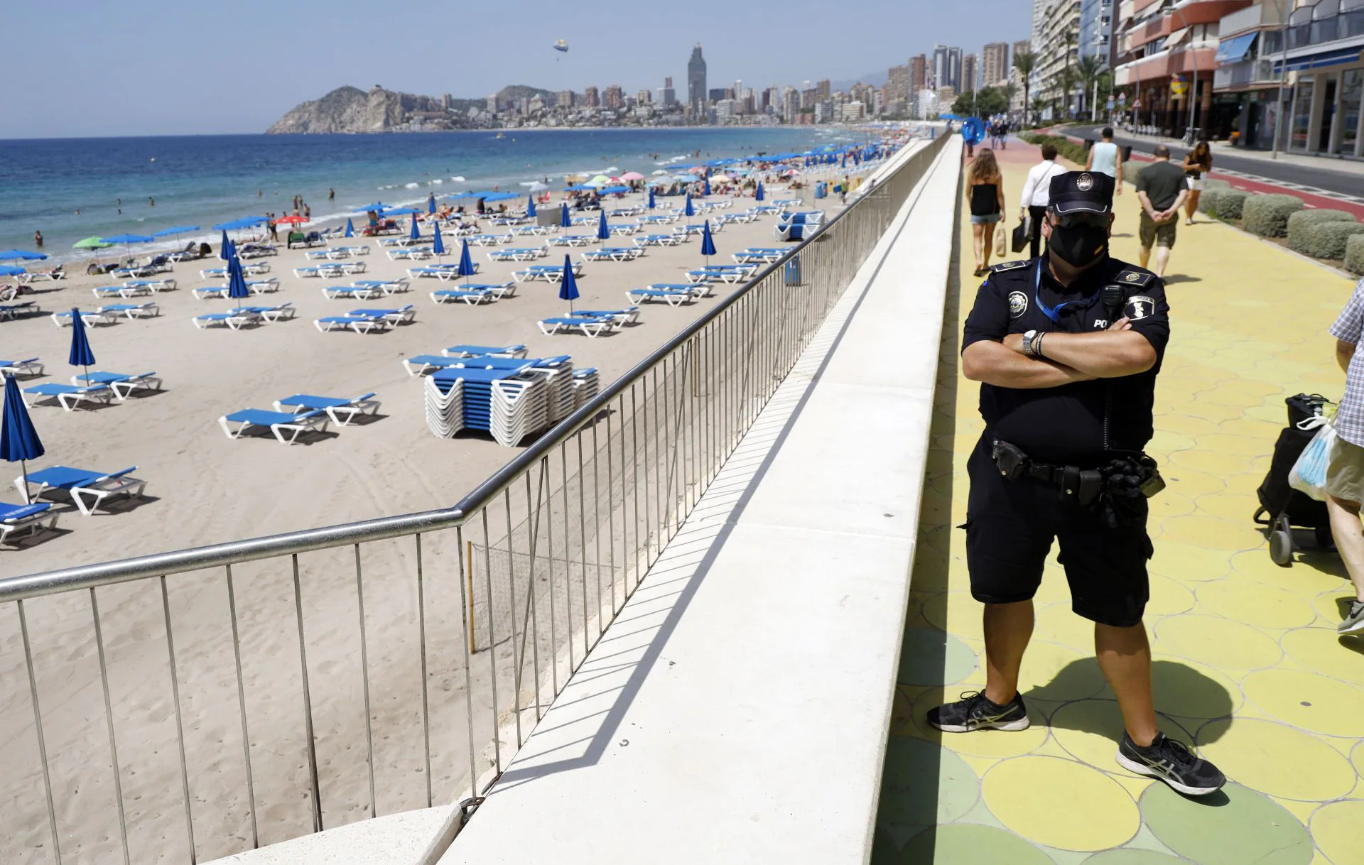 El aviso de la Policía Local de Benidorm a los turistas 