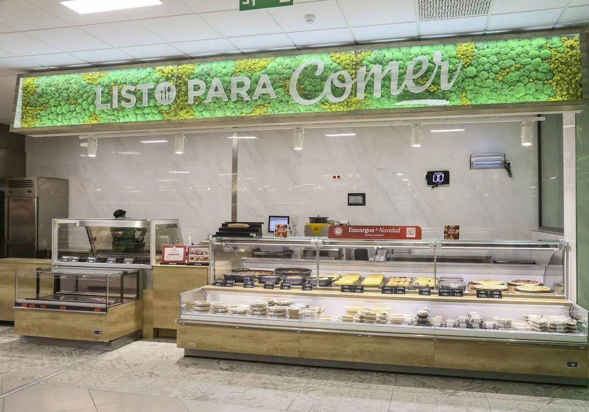 Una sección de 'Listo para comer' de un supermercado de Mercadona en una imagen de archivo.