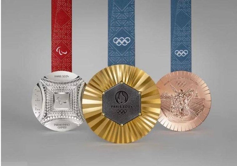 Las tres medallas de estos Juegos Olímpicos de París 2024.