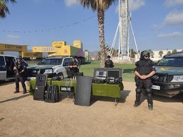 Una de las unidades presentes en el festival.