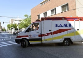 Imagen de archivo de una de las ambulancias del SAMU.