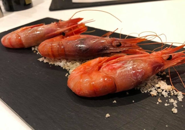 Gamba roja de Denia.