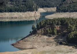 Estado del embalse de Benagéber esta semana.