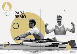 Javier García sufrió un accidente de tráfico para volver a remar