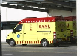 Una ambulancias SAMU.