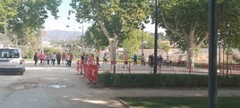 Parque de la Glorieta de Ontinyent, donde se instalará el Punto Violeta.