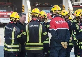 Foto de archivo de bomberos del Consorcio Provincial de Bomberos de Alicante