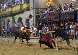 Espectacular toro en un festejo en la Comunitat.