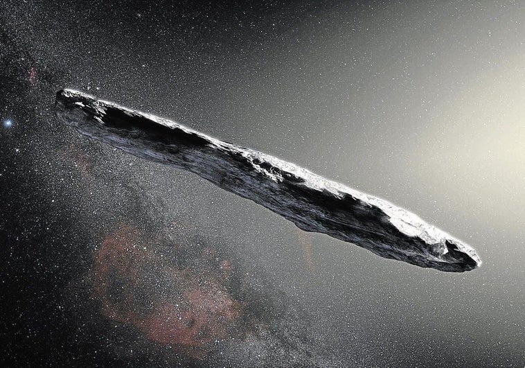 El objeto interestelar Oumuamua.