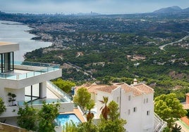 Vista de la urbanización Altea Hills.