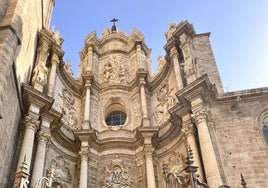 Puerta de los Hierros de la Catedral de Valencia.