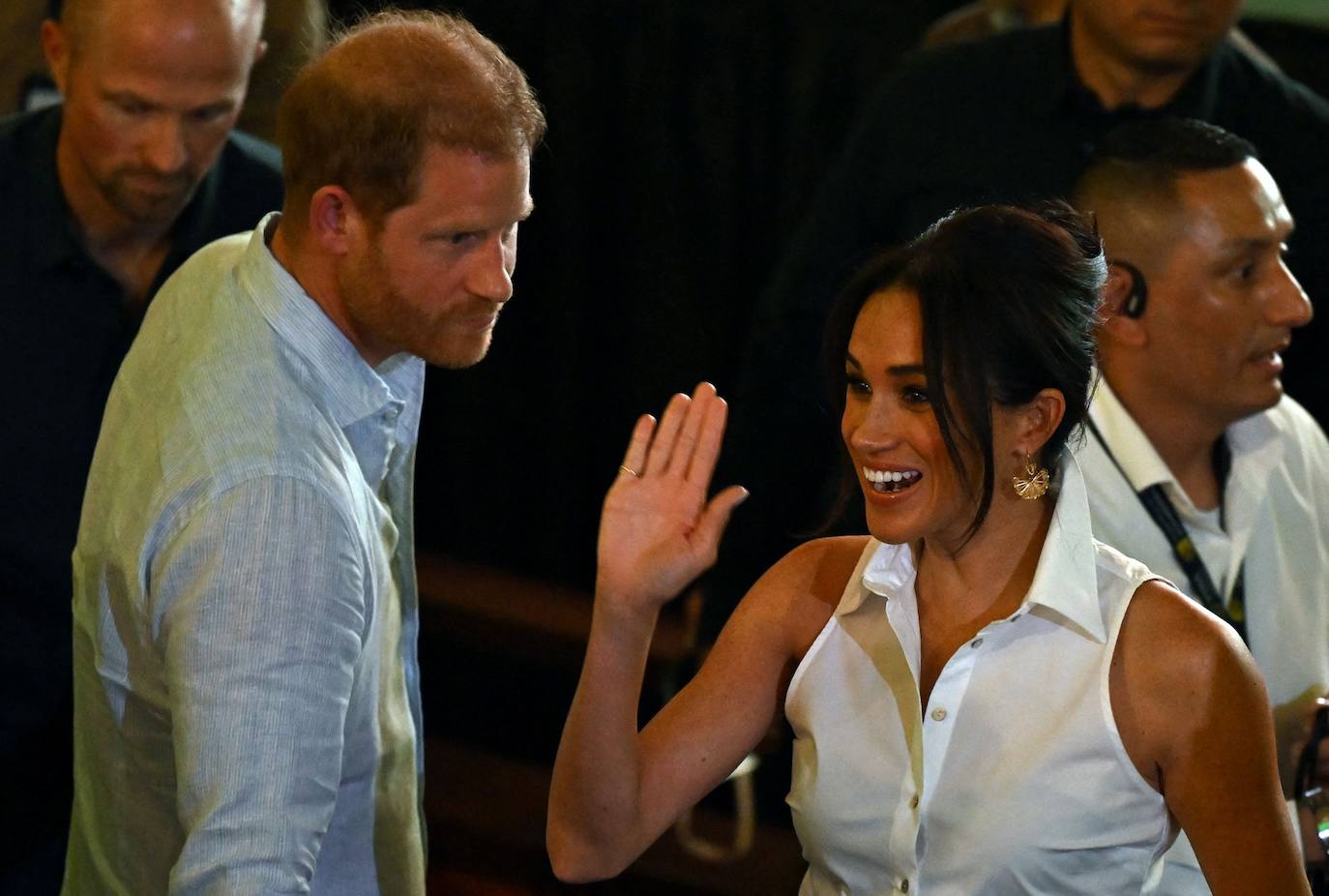 El viaje de Meghan Markle y el príncipe Harry a Colombia: hablando español y bailando salsa