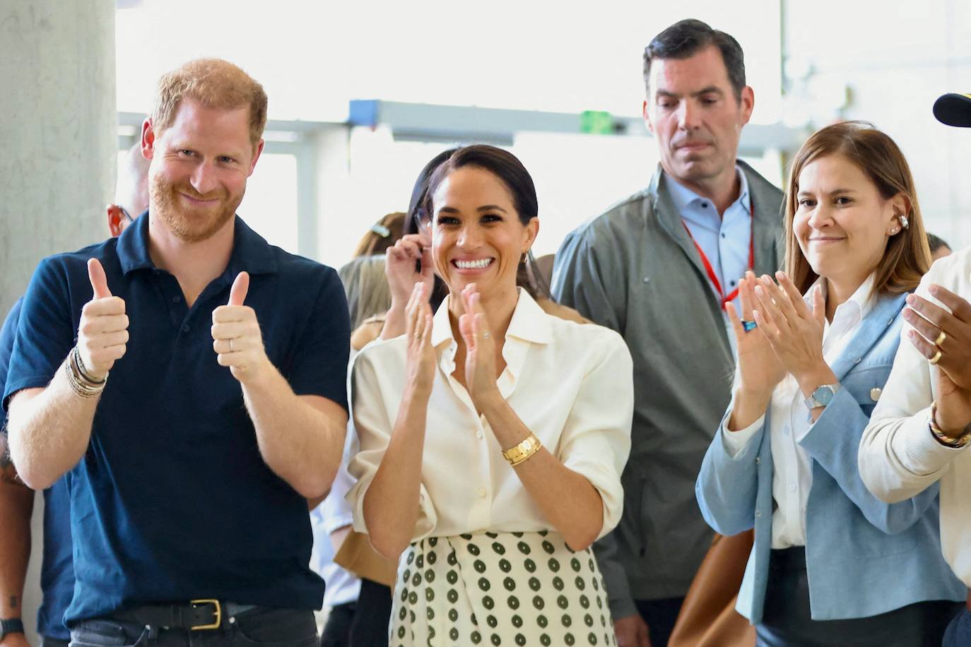 El viaje de Meghan Markle y el príncipe Harry a Colombia: hablando español y bailando salsa