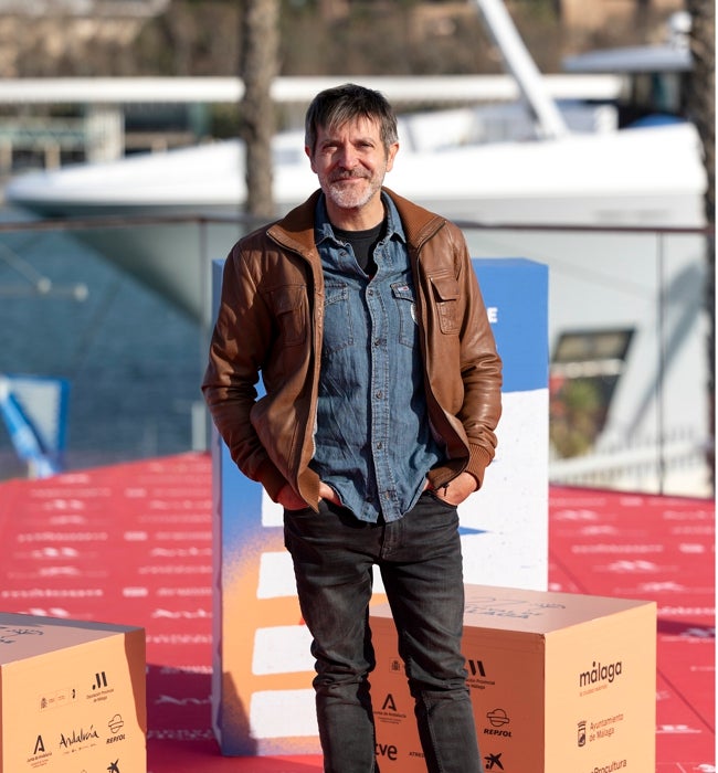 El historietista Paco Roca, durante la presentación del largometraje 'La casa', de Álex Montoya, en el 27 Festival de cine de Málaga