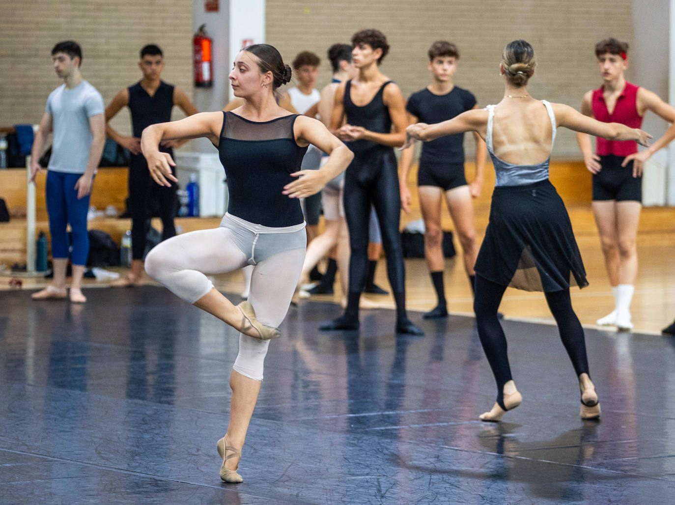 Un día en clase con la futura élite de la danza