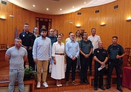 Equipo de coordinación de seguridad de  las Fiestas Patronales.