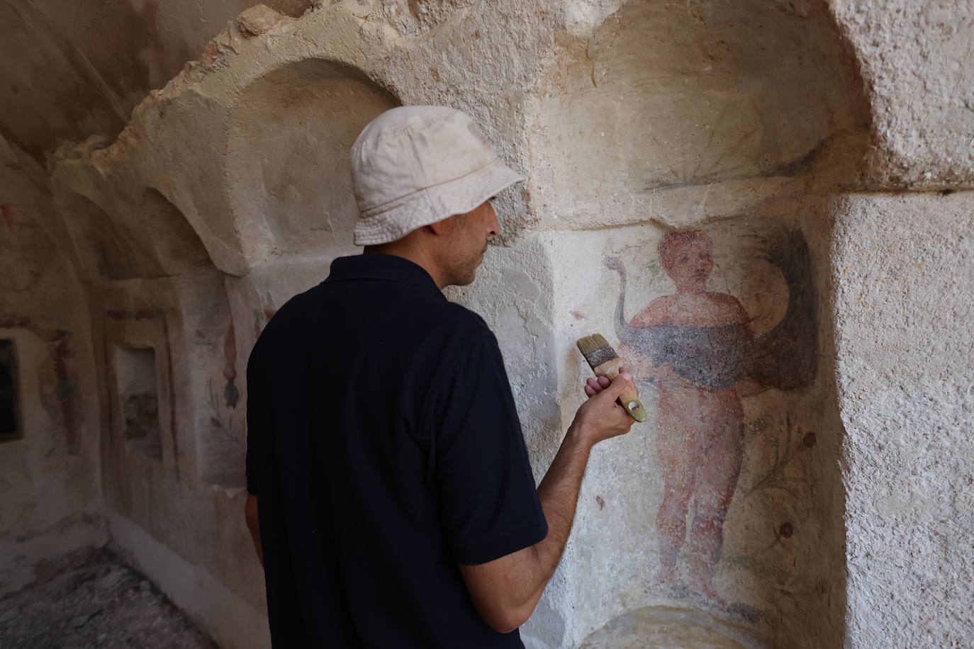 Descubren antiguas tumbas abovedadas de la era romana en Israel