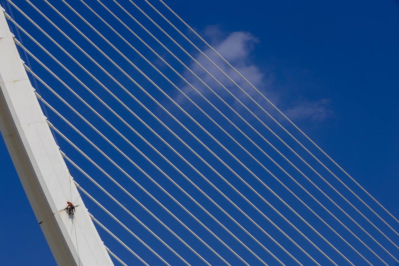 Fotos: Valencia revisa el estado de l&#039;Assut d&#039;Or, el puente más alto de la ciudad