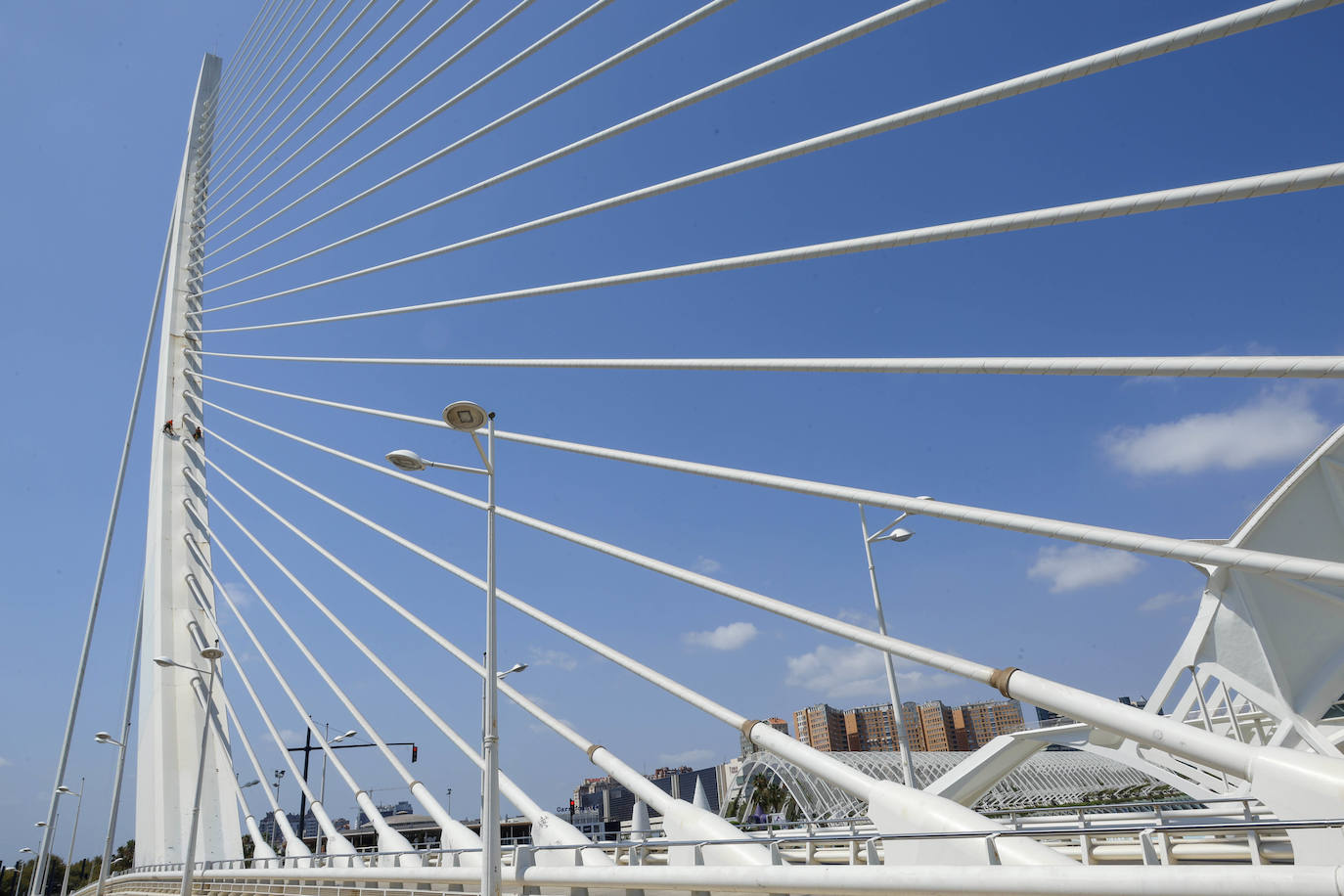 Fotos: Valencia revisa el estado de l&#039;Assut d&#039;Or, el puente más alto de la ciudad