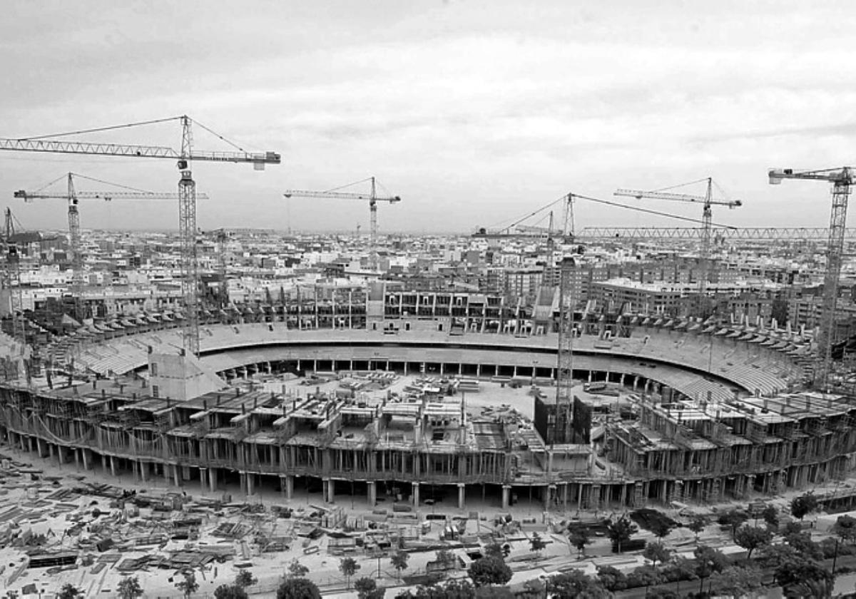 El estado actual del Nou Mestalla.