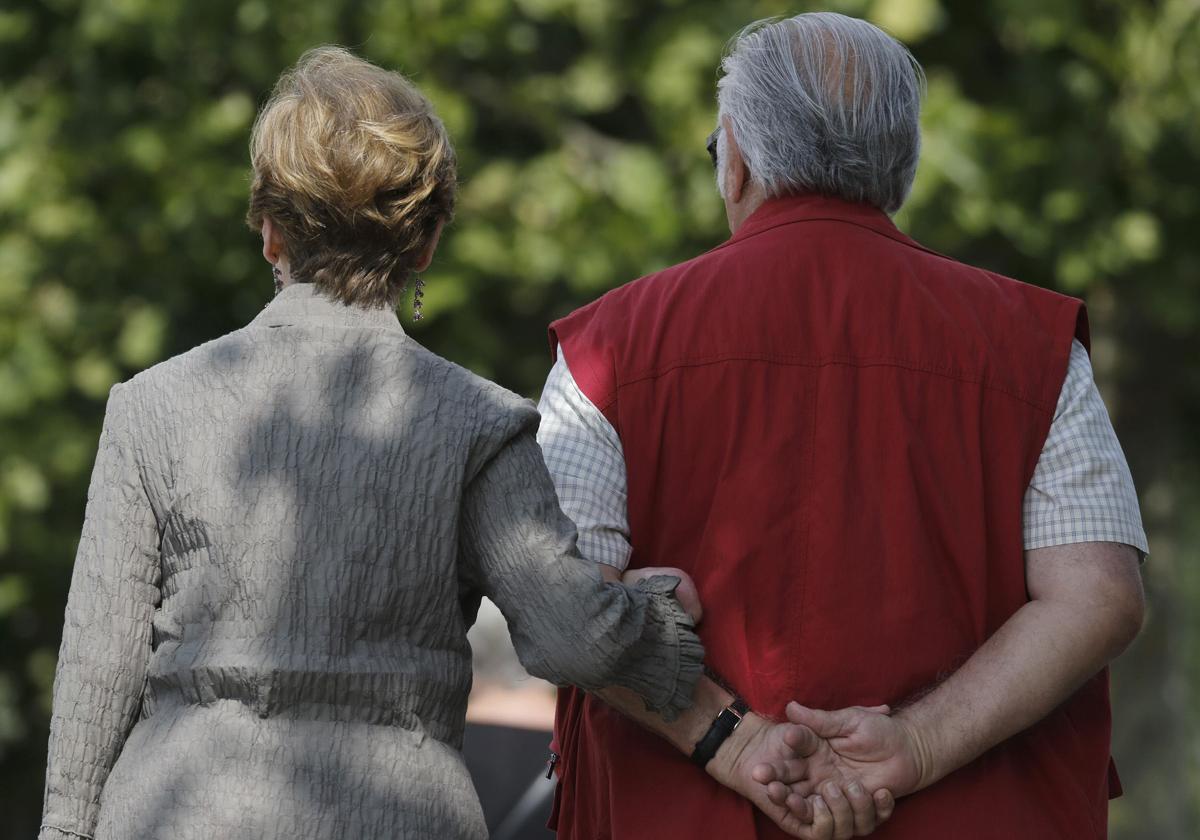 Una pareja de pensionistas, en una imagen de archivo.