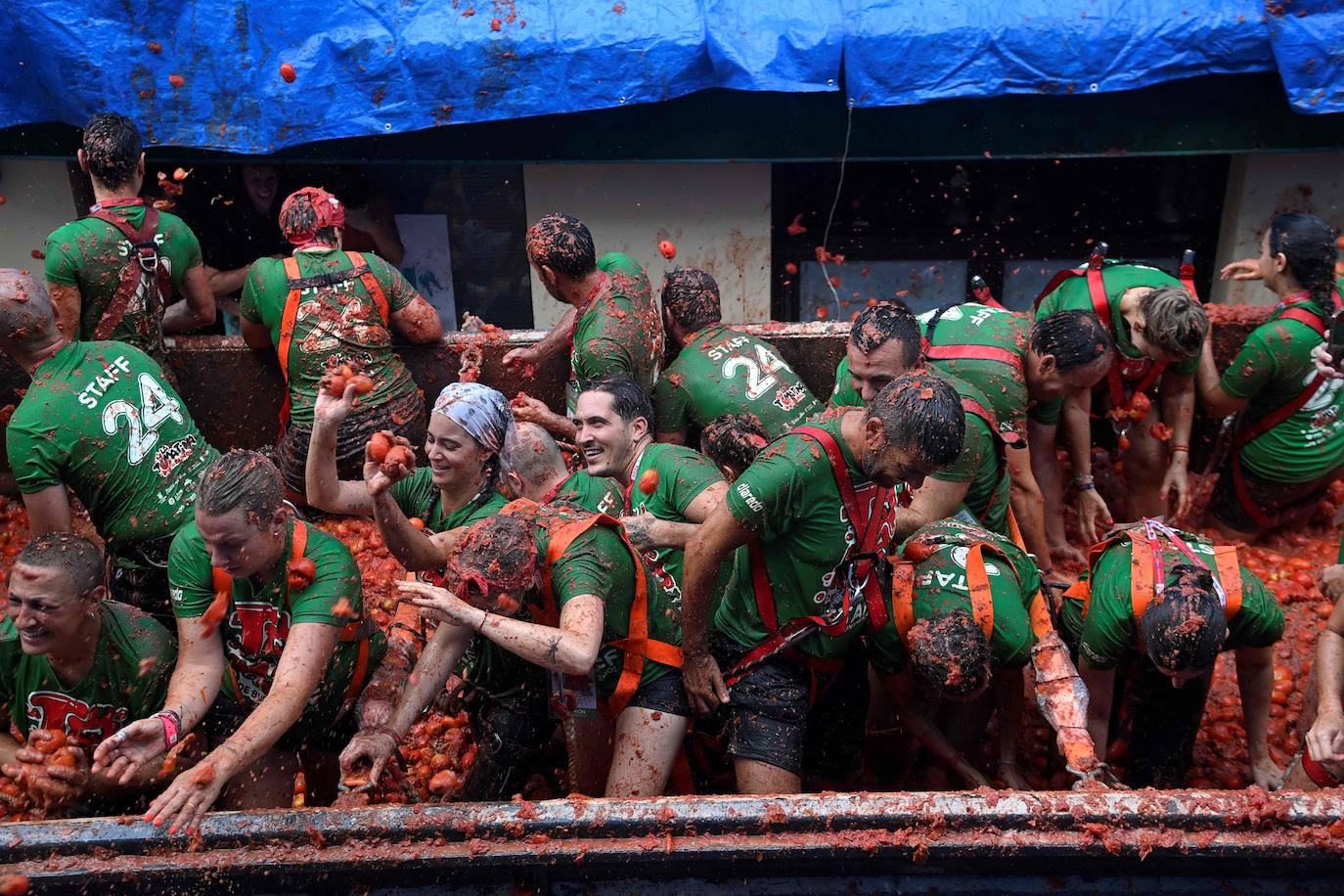 Las mejores imágenes de la Tomatina de Buñol 2024