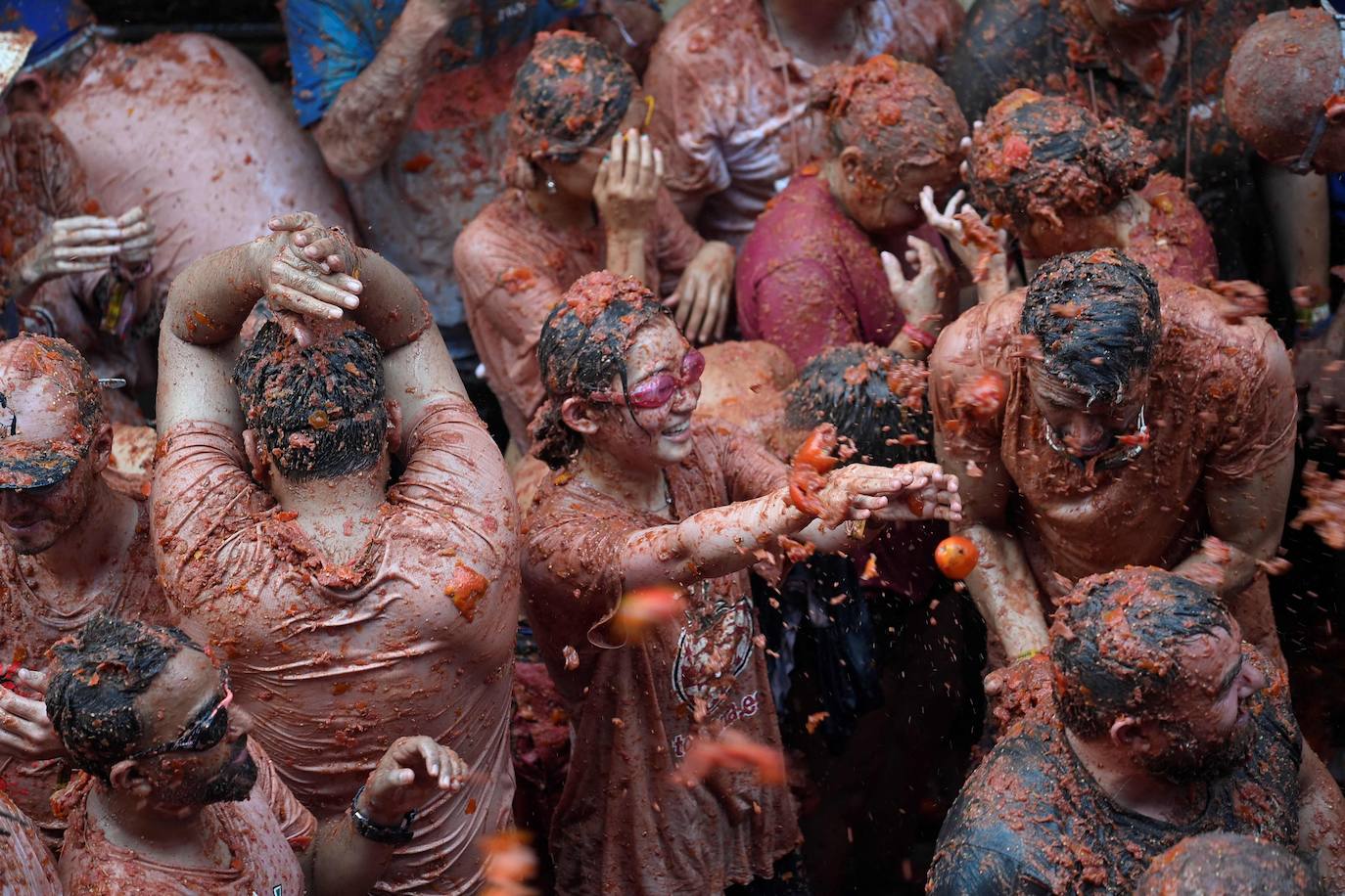 Las mejores imágenes de la Tomatina de Buñol 2024