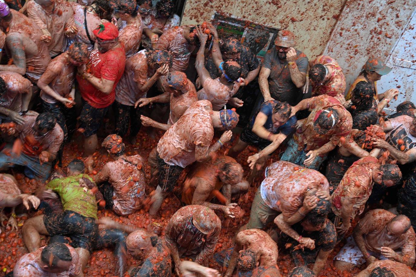 Las mejores imágenes de la Tomatina de Buñol 2024