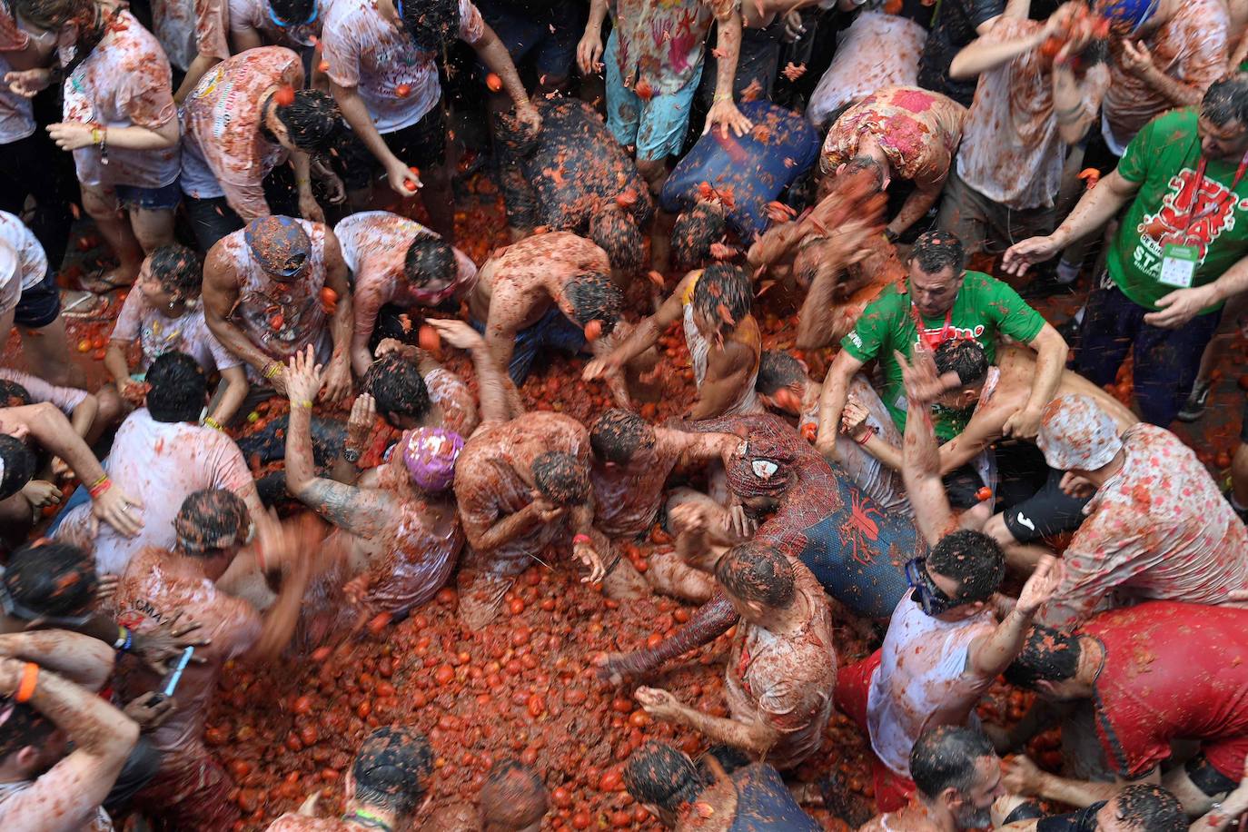 Las mejores imágenes de la Tomatina de Buñol 2024