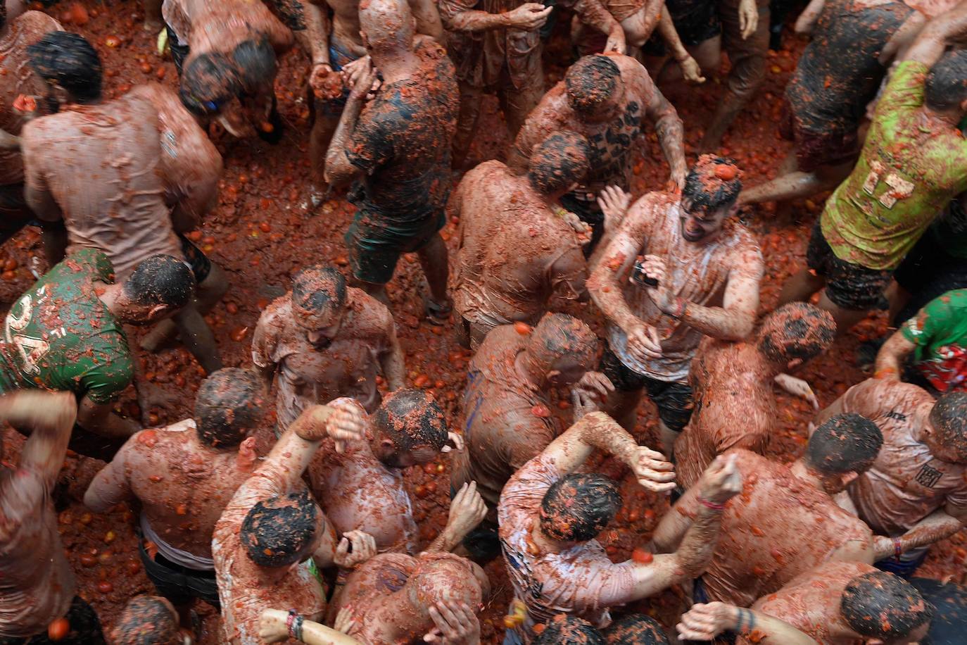 Las mejores imágenes de la Tomatina de Buñol 2024