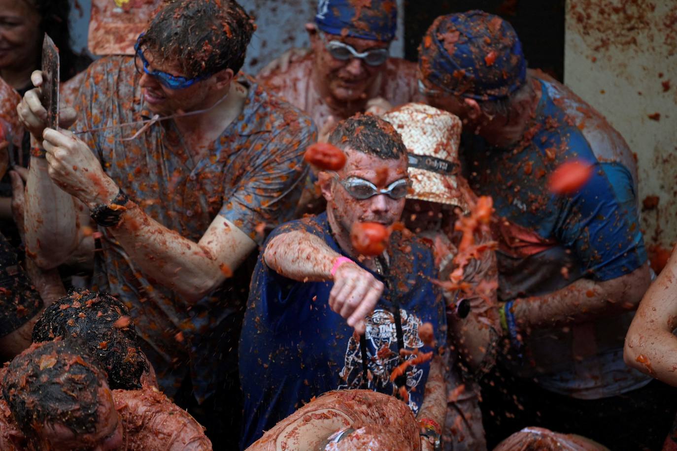 Las mejores imágenes de la Tomatina de Buñol 2024