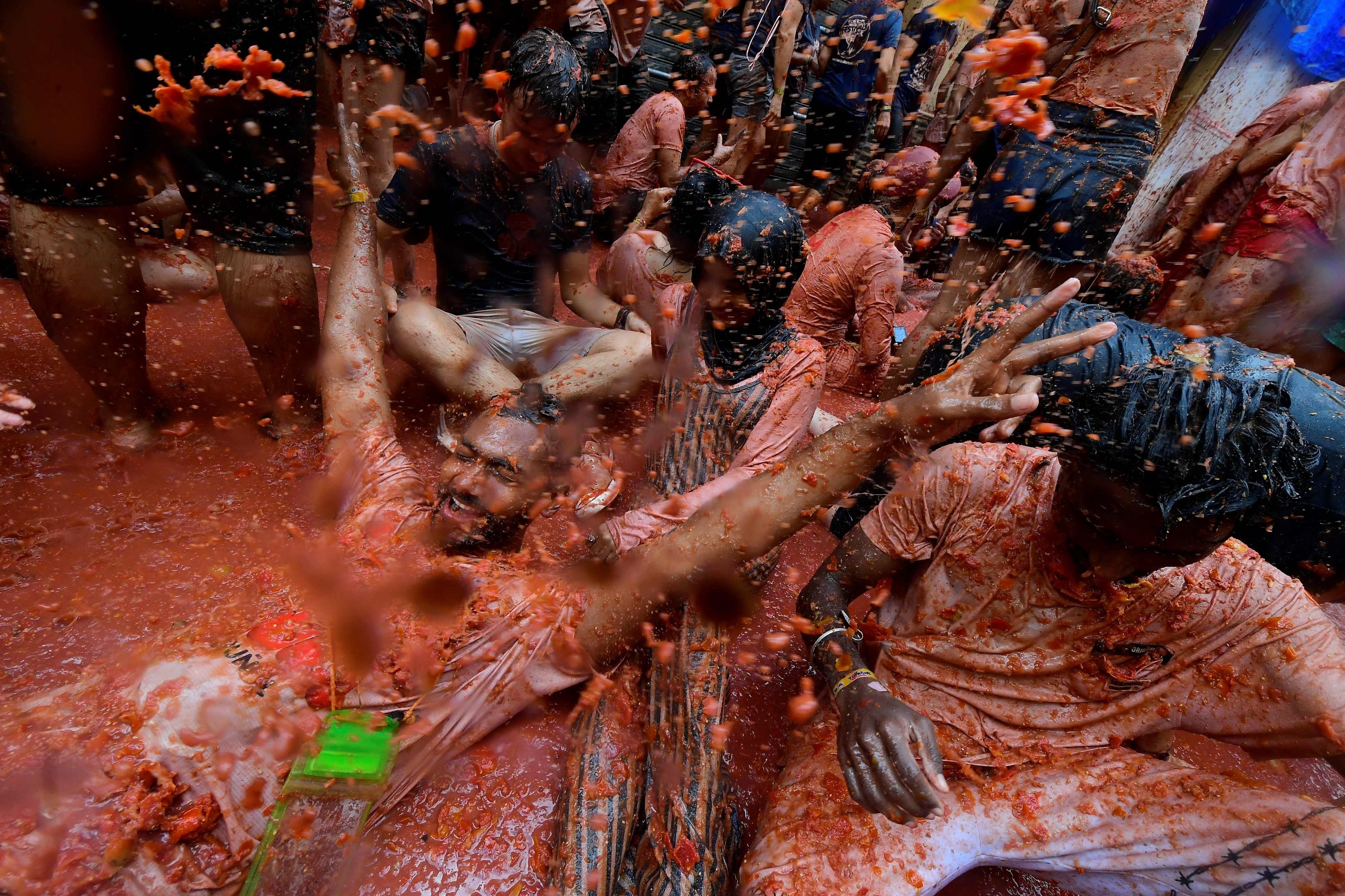 Las mejores imágenes de la Tomatina de Buñol 2024