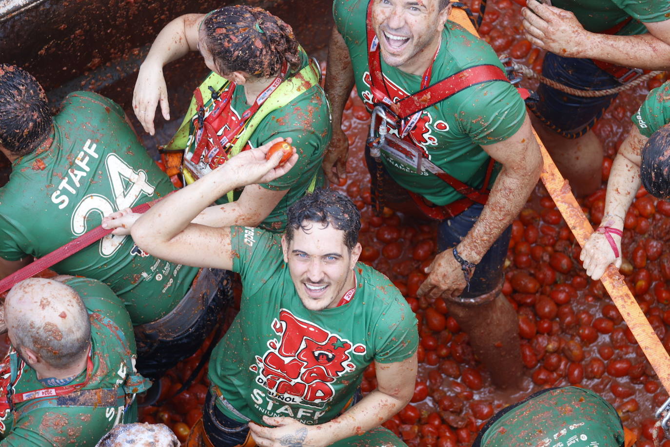 Las mejores imágenes de la Tomatina de Buñol 2024