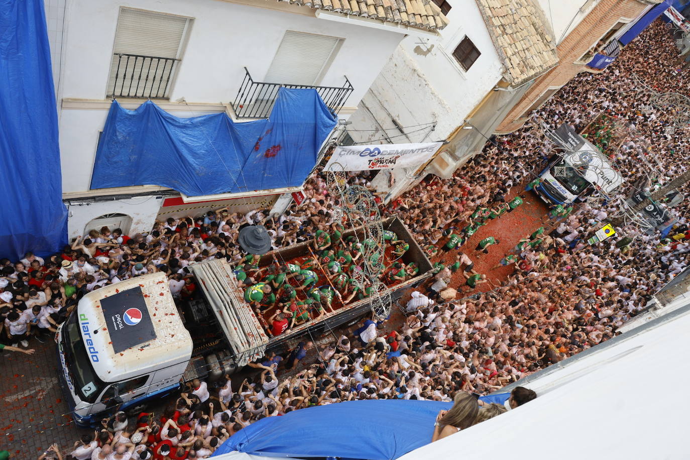 Las mejores imágenes de la Tomatina de Buñol 2024