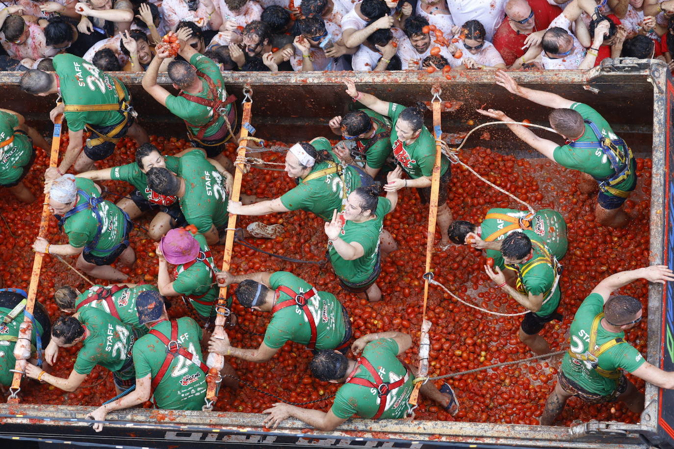 Las mejores imágenes de la Tomatina de Buñol 2024